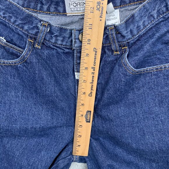 Forenza Jeans Womens 12 Vintage Blue High Waisted Mom Tapered Leg Retro USA - Picture 14 of 16